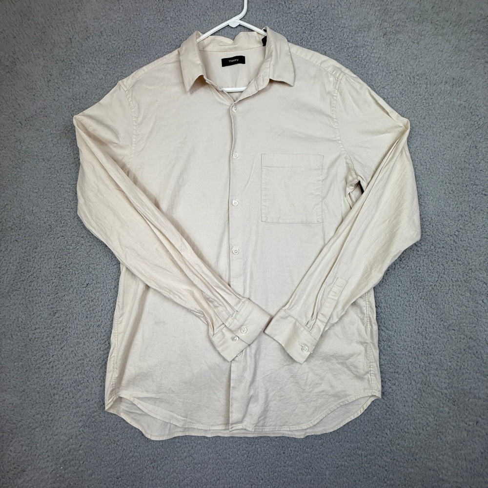 Theory Menswear XL Irving PA MENDON Long‎ Sleeve Casual Button Down Shirt